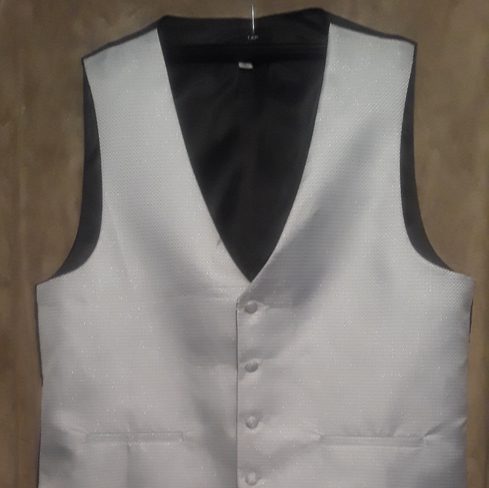 Pearl white vest